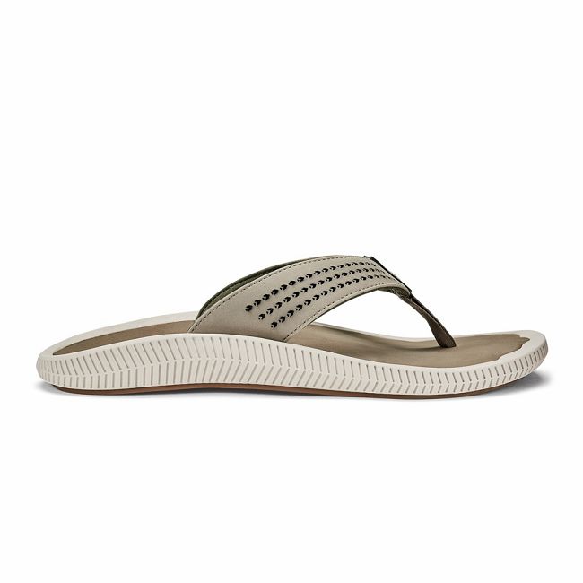 Sandalias Olukai Ulele - Chanclas Hombre Beige 20046-852